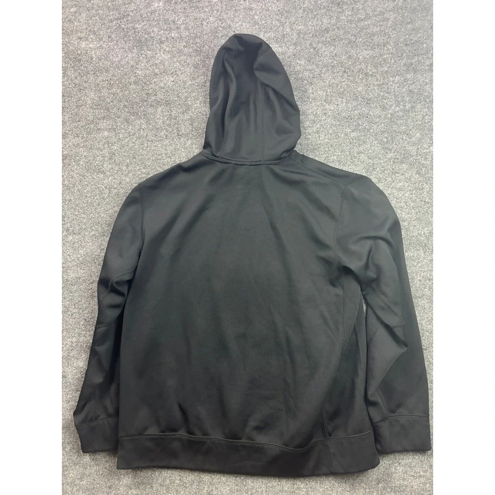 Nike Therma-FIT Hoodie Mens Large Black Pullover Swoosh Athletic Sweatshirt